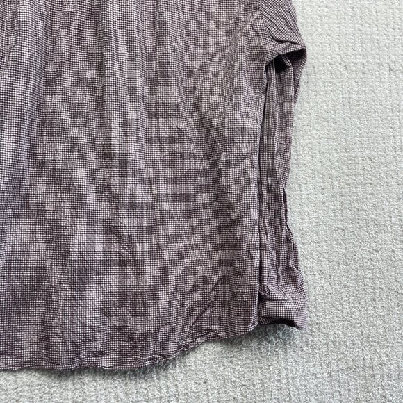 The Kooples Sport Red gingham Plaid Classic Button Up Long sleeve Shirt Men S - Picture 15 of 15